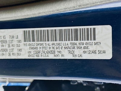 2020 RAM 1500 Laramie Crew Cab 4x4 5'7' Box