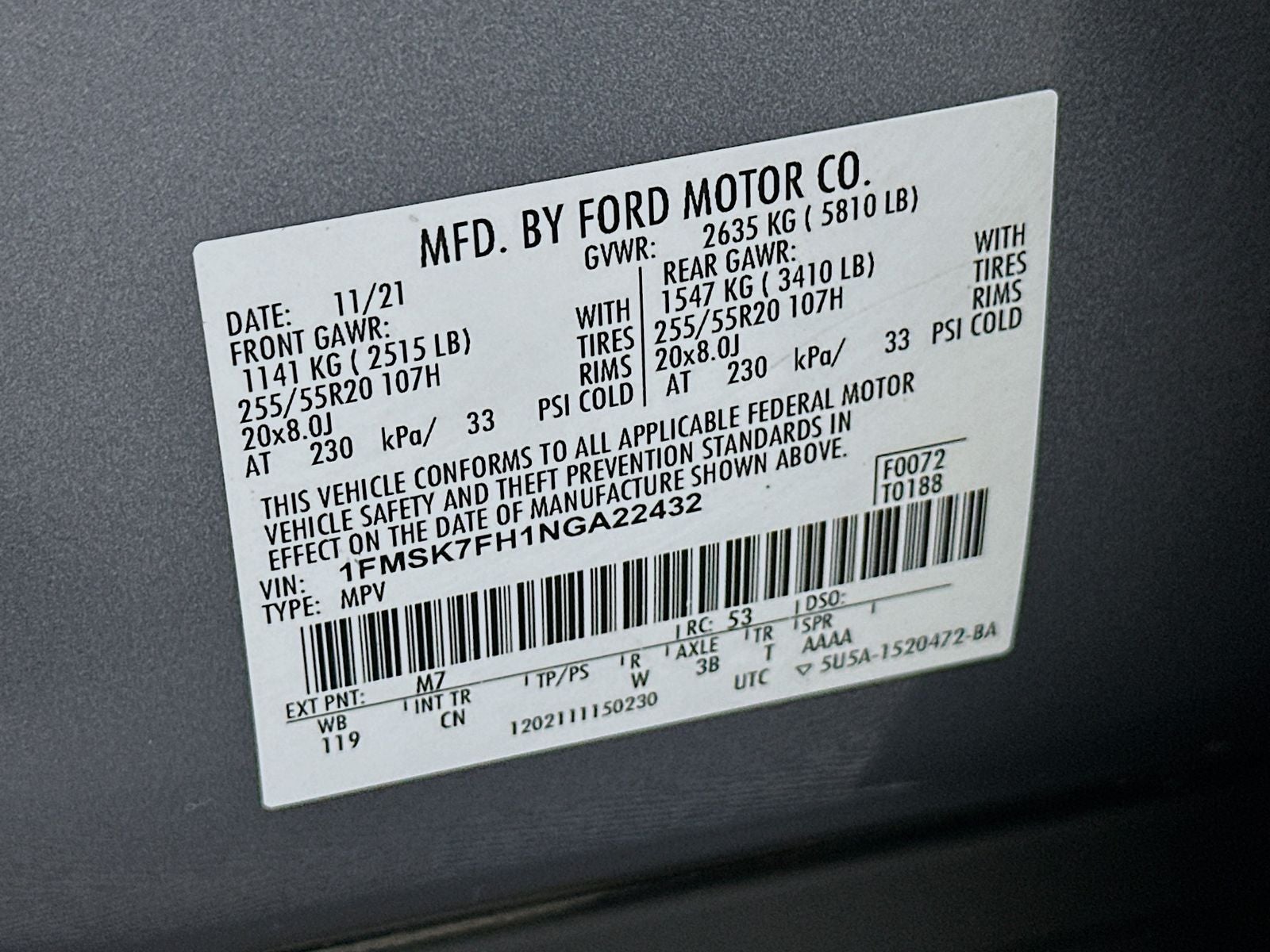 2022 Ford Explorer Limited