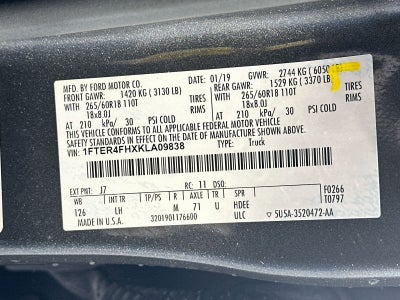 2019 Ford Ranger XLT