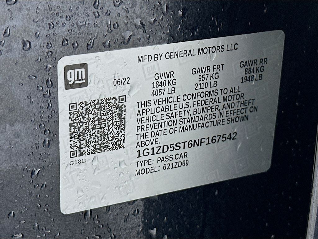 2022 Chevrolet Malibu FWD LT