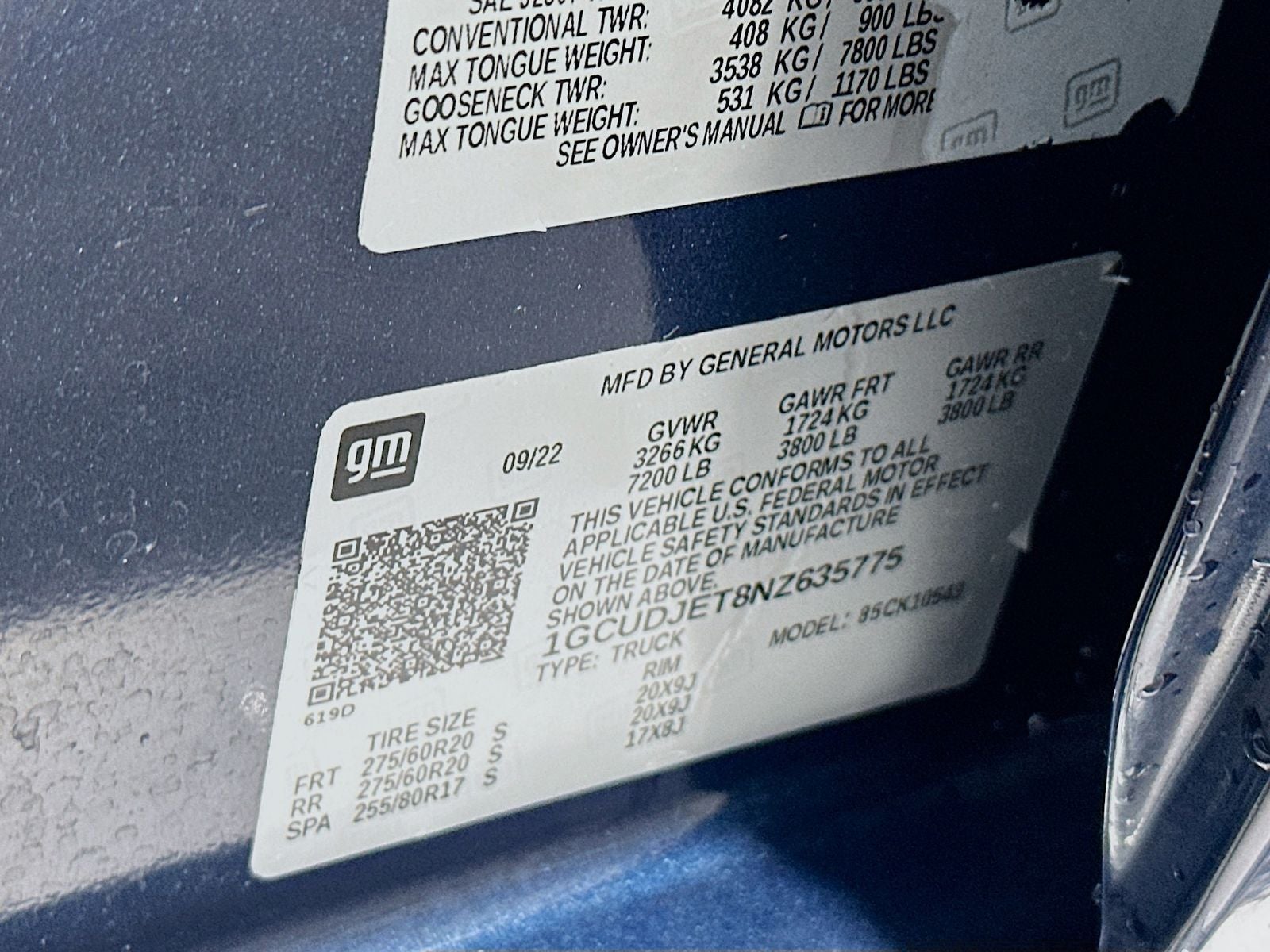 2022 Chevrolet Silverado 1500 4WD Crew Cab Short Bed High Country