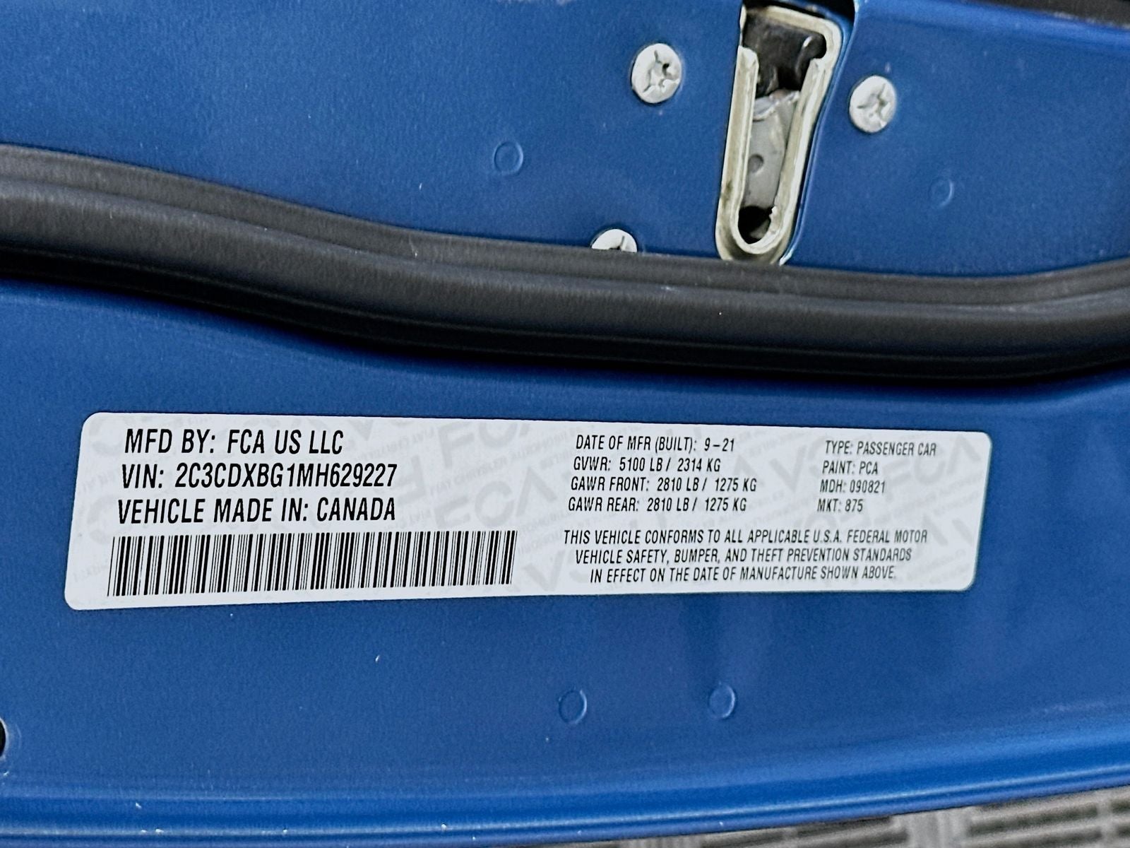 2021 Dodge Charger SXT RWD