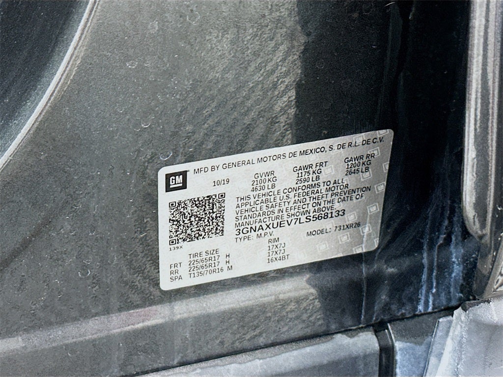 2020 Chevrolet Equinox AWD LT 1.5L Turbo