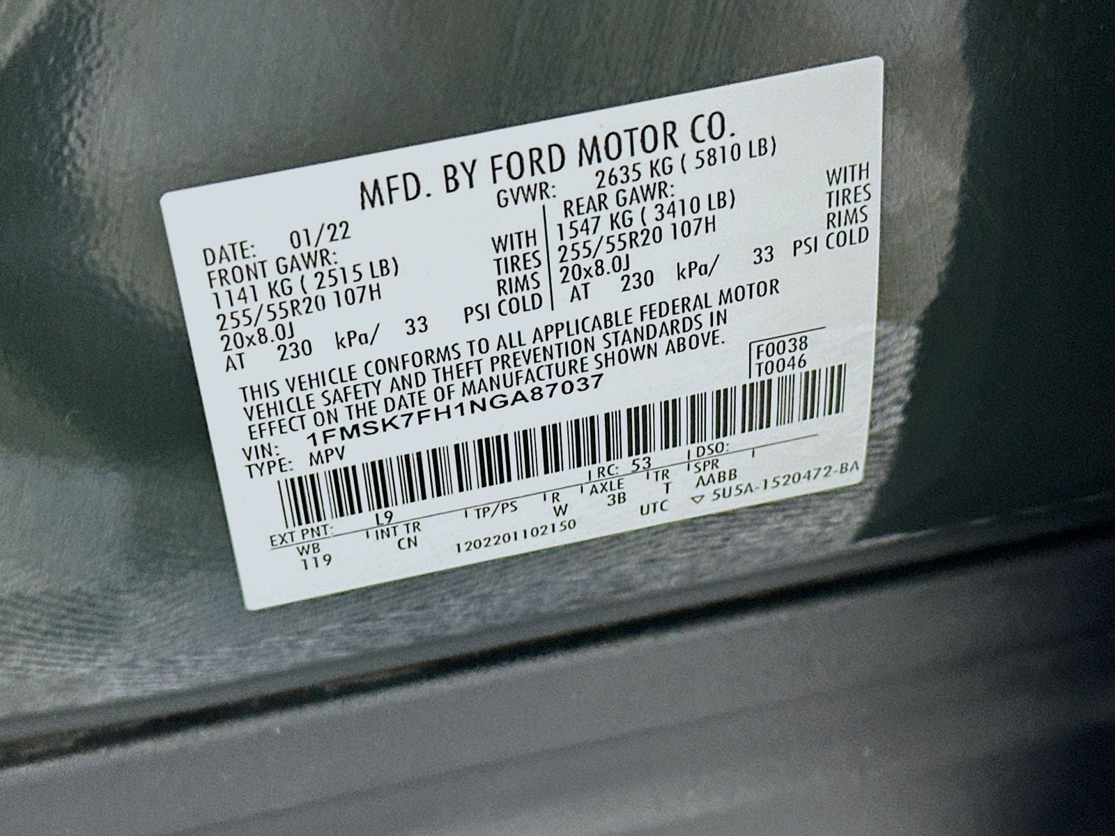 2022 Ford Explorer Limited