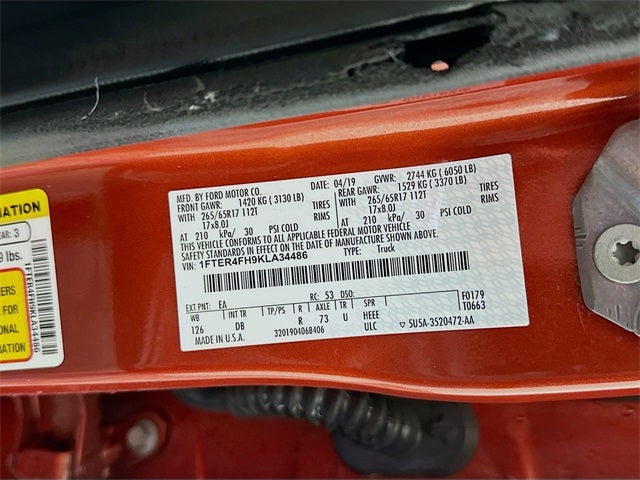 2019 Ford Ranger Lariat