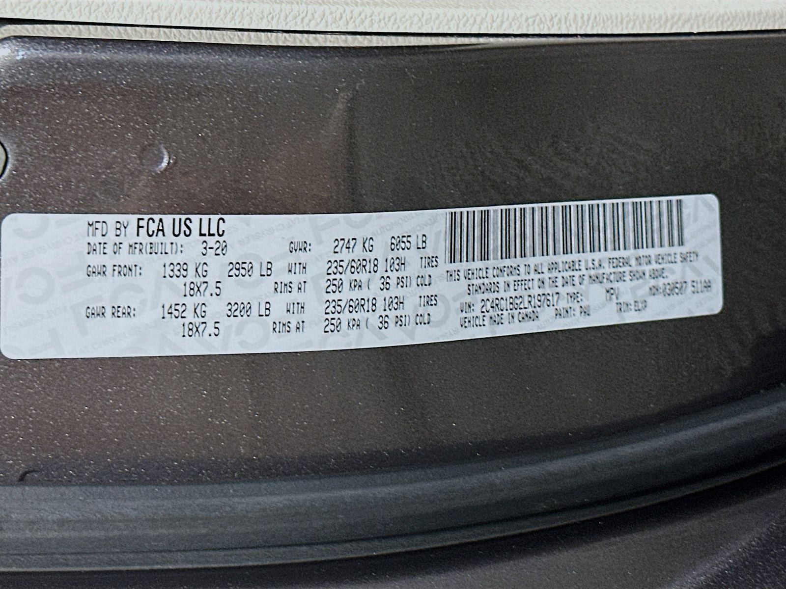 2020 Chrysler Pacifica Touring L