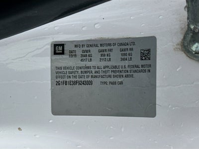 2015 Chevrolet Camaro 2LS