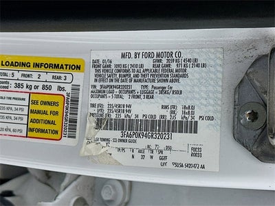 2016 Ford Fusion Titanium