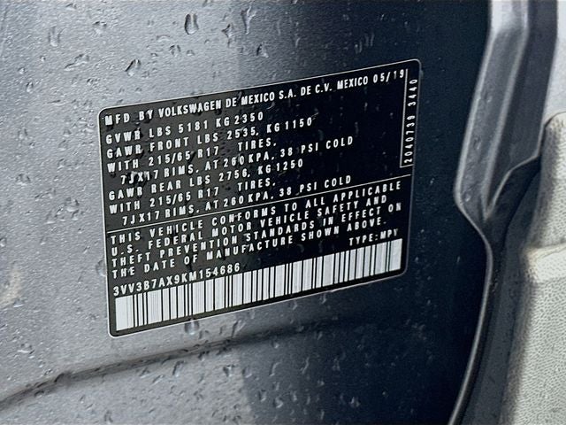 2019 Volkswagen Tiguan 2.0T SE