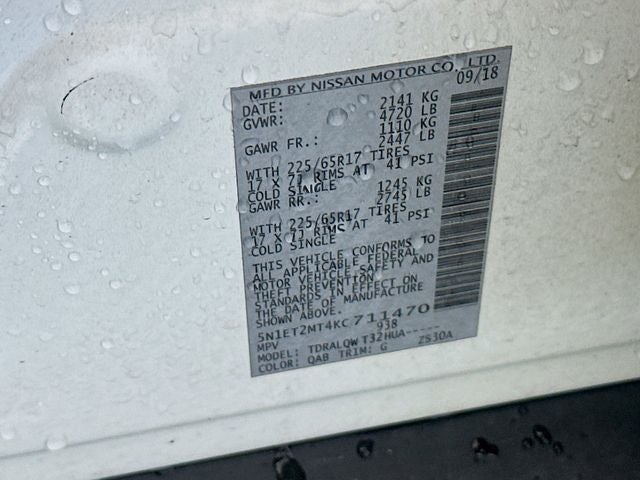 2019 Nissan Rogue Hybrid SV