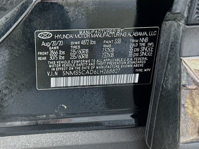 2020 Hyundai Santa Fe Limited