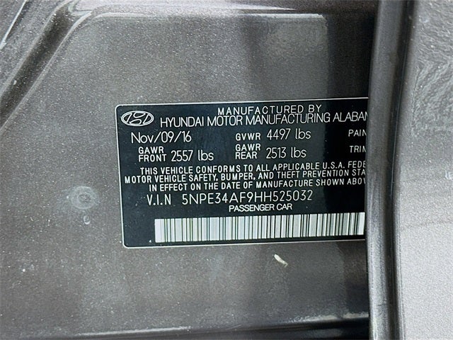 2017 Hyundai Sonata Sport