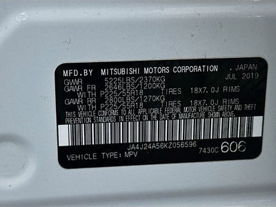 2019 Mitsubishi Outlander PHEV Base