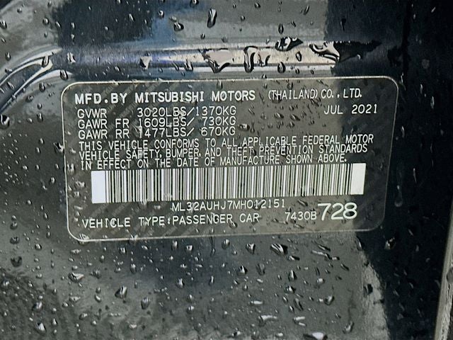 2021 Mitsubishi Mirage ES