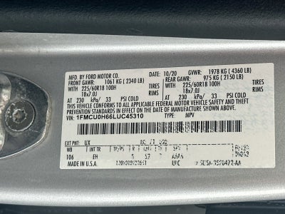 2020 Ford Escape SEL