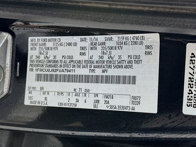 2015 Ford Escape Titanium