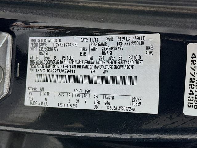 2015 Ford Escape Titanium