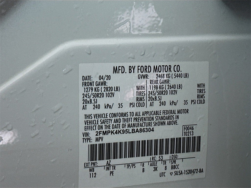 2020 Ford Edge Titanium