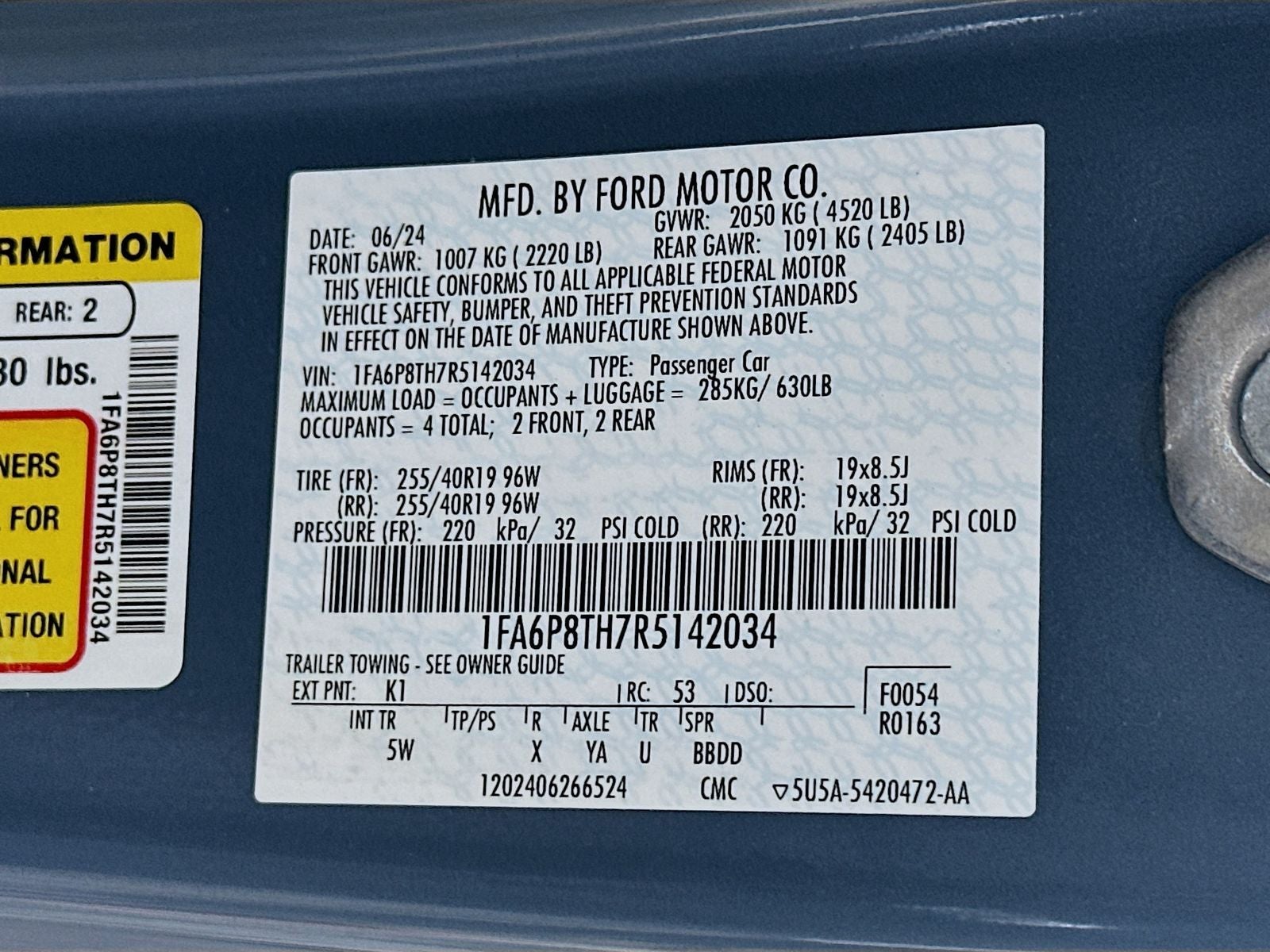 2024 Ford Mustang EcoBoost Premium