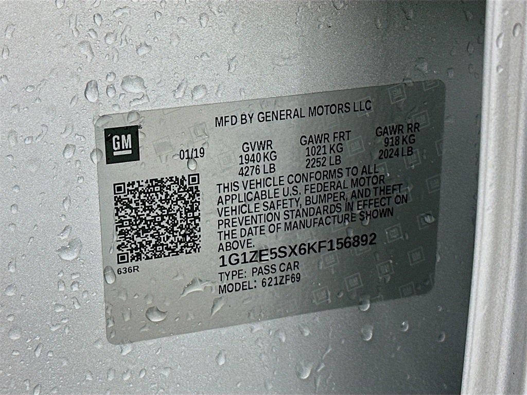 2019 Chevrolet Malibu Premier