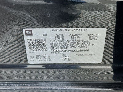 2018 Chevrolet Traverse Premier