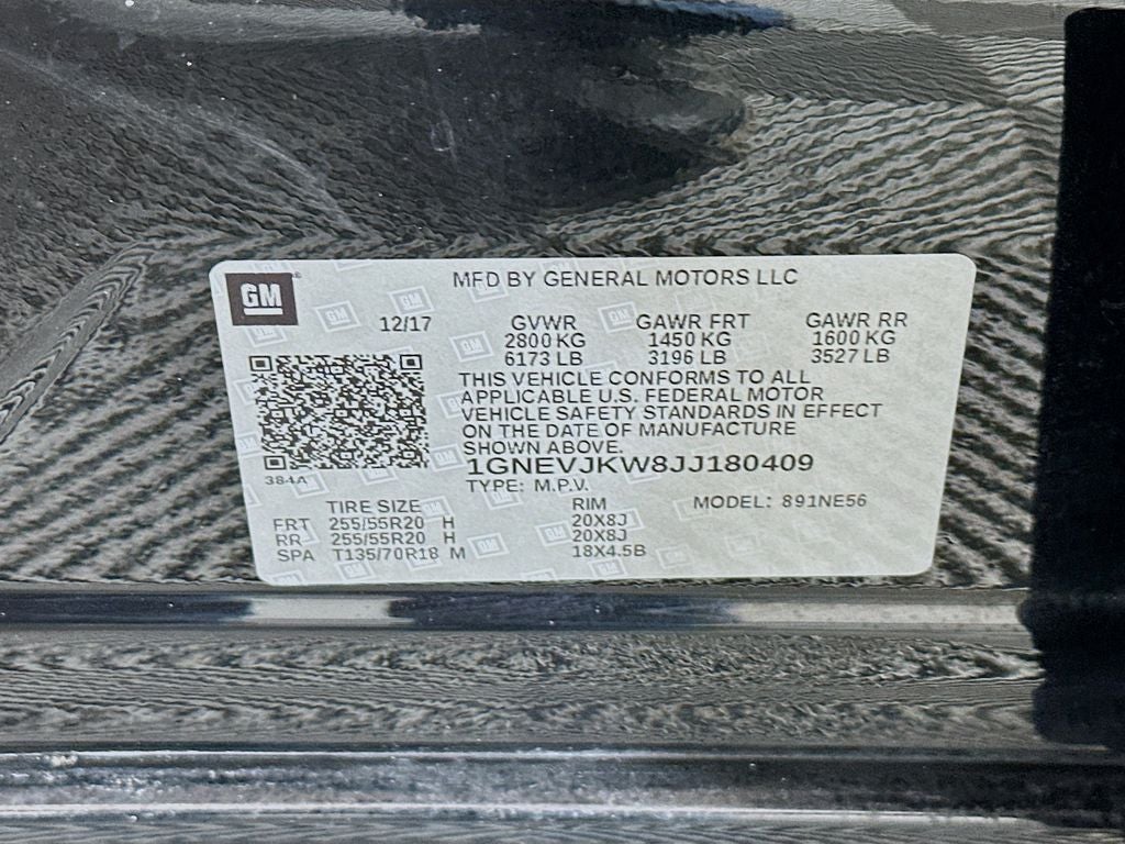 2018 Chevrolet Traverse Premier