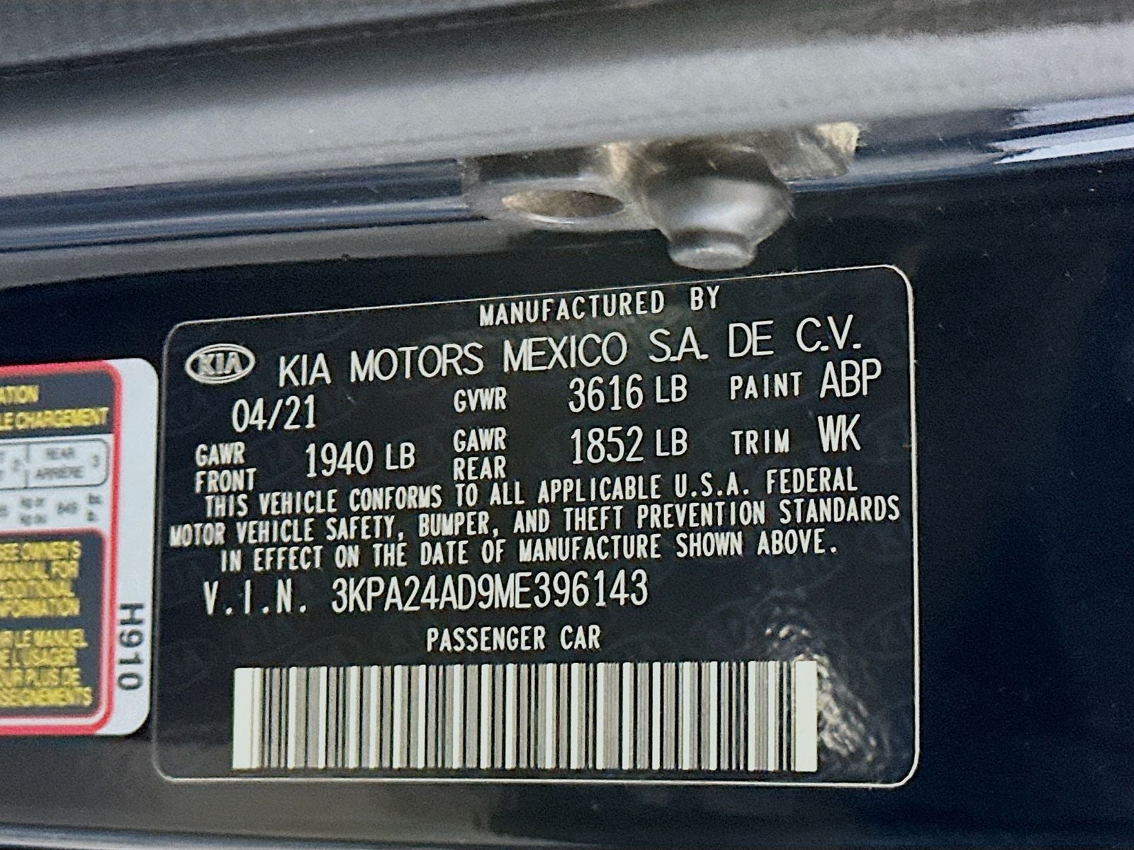 2021 Kia Rio LX