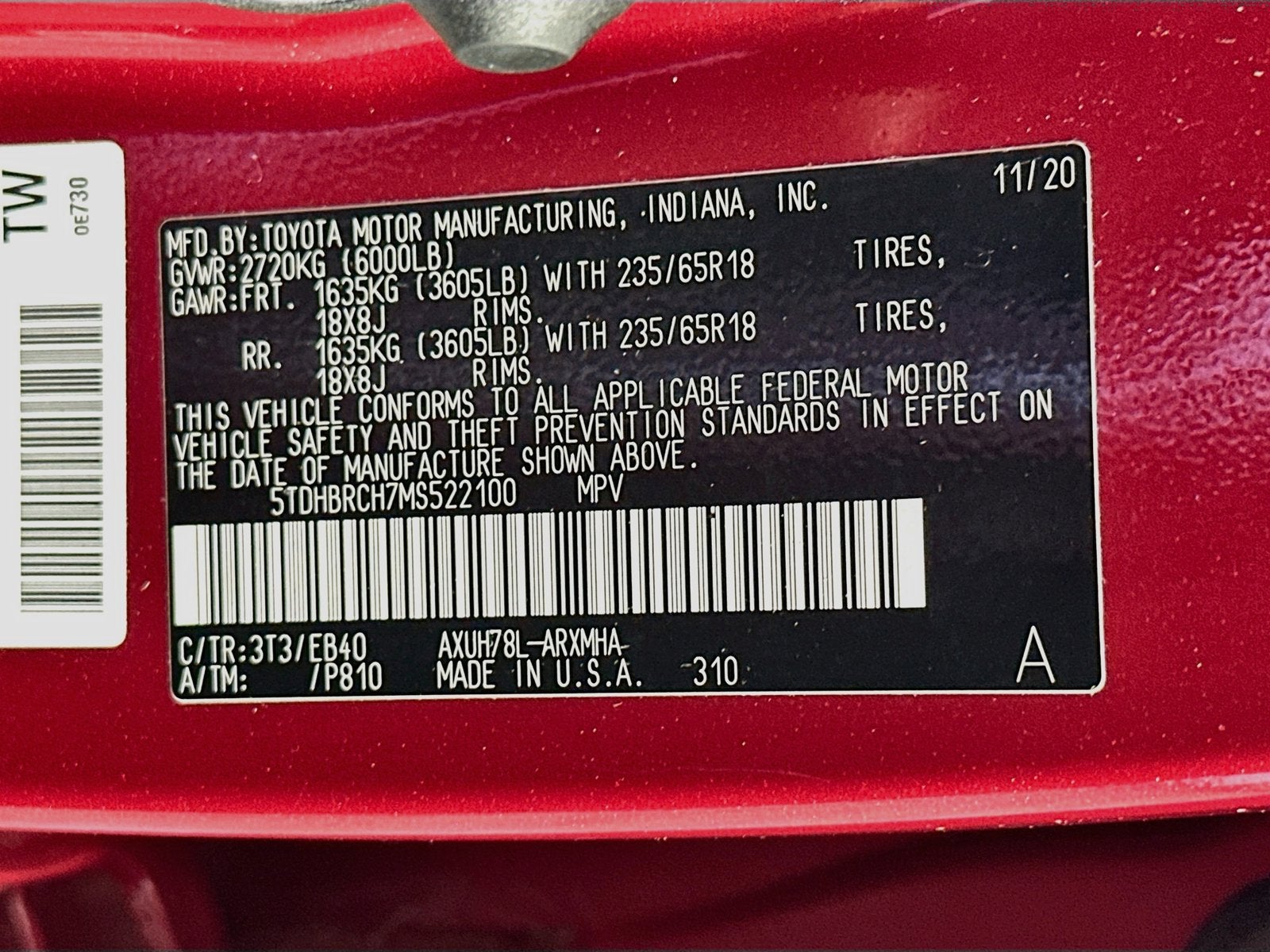 2021 Toyota Highlander Hybrid XLE