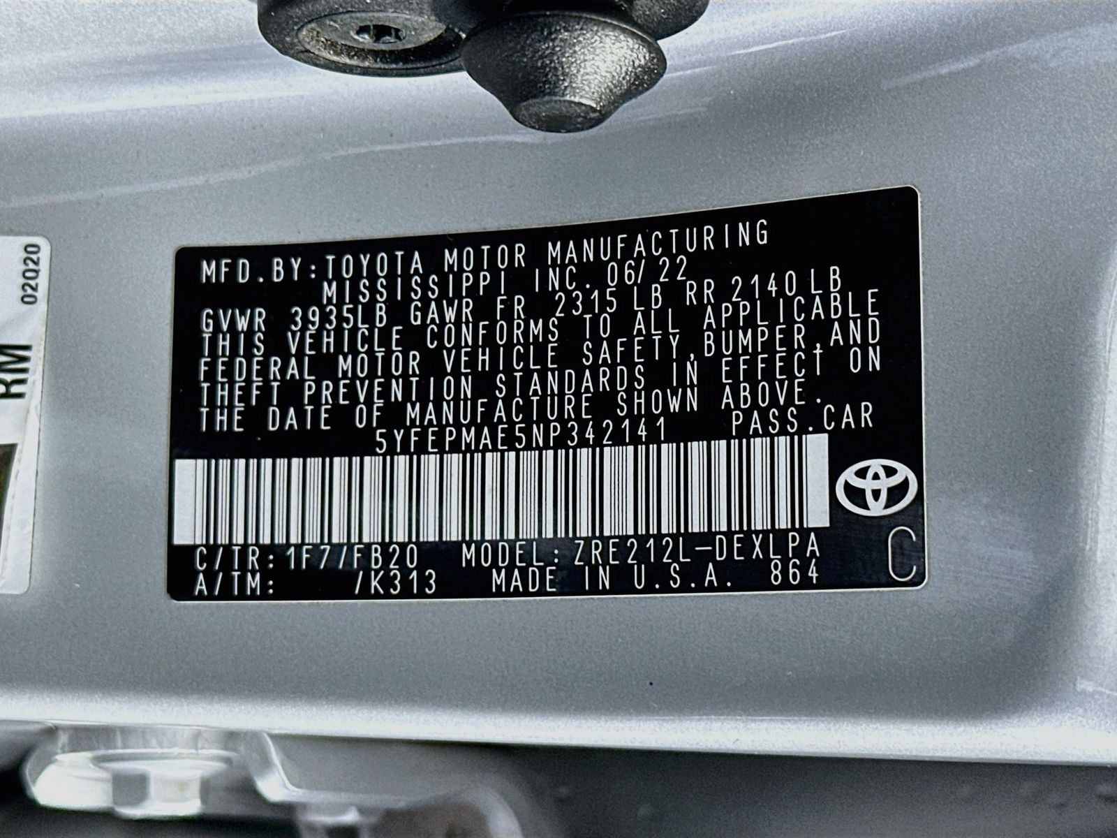 2022 Toyota Corolla LE
