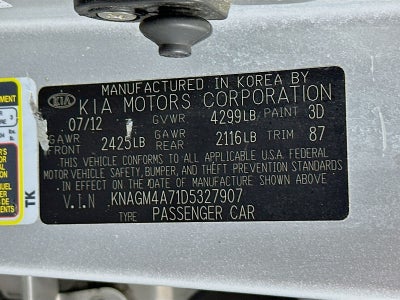 2013 Kia Optima LX