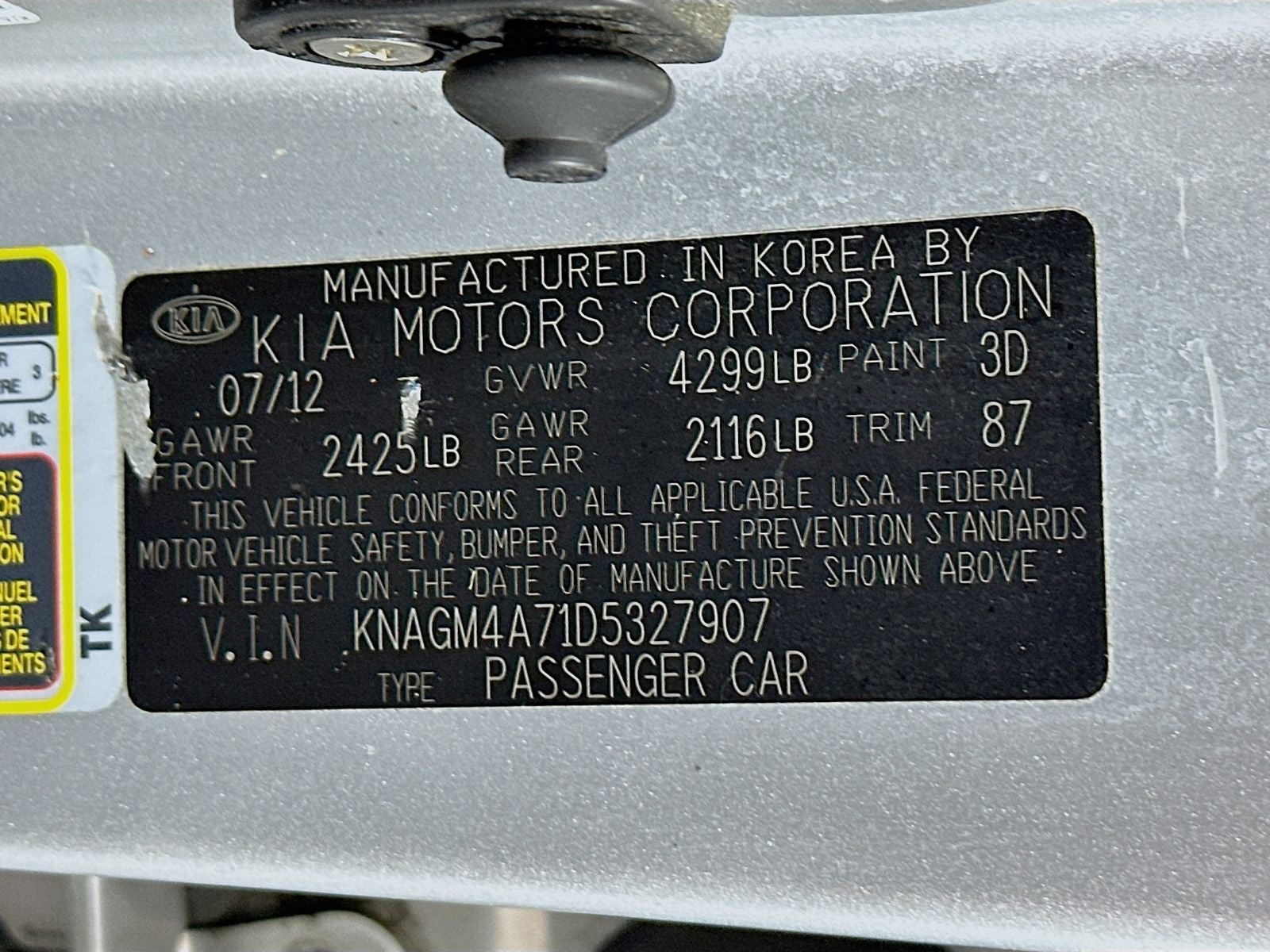 2013 Kia Optima LX