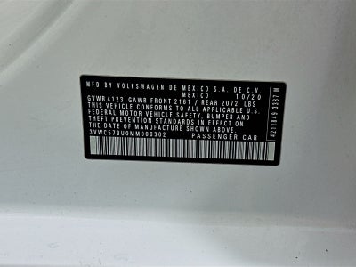 2021 Volkswagen Jetta S