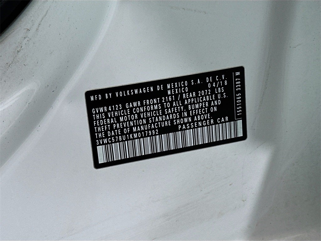 2019 Volkswagen Jetta S