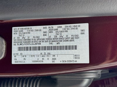 2020 Lincoln Corsair Standard