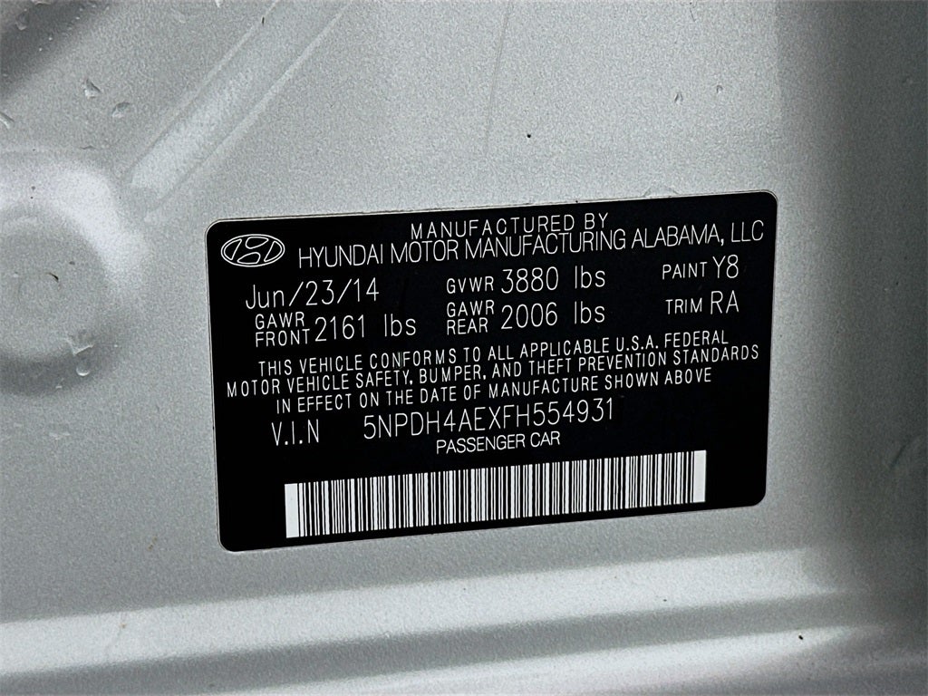 2015 Hyundai Elantra SE