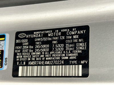 2021 Hyundai Palisade Calligraphy