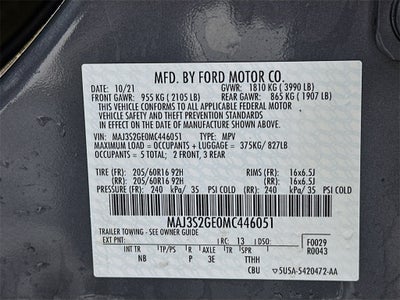 2021 Ford EcoSport SE