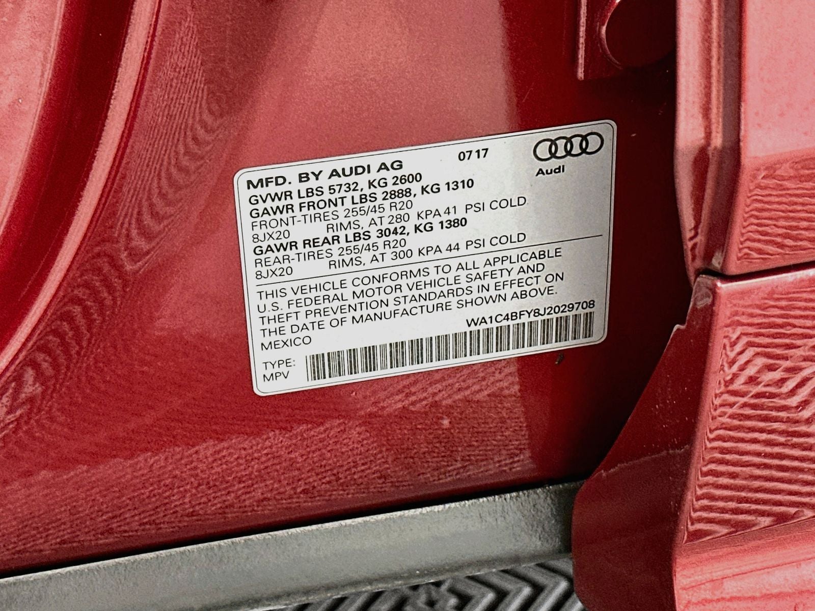 2018 Audi SQ5 Prestige