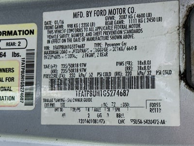 2016 Ford Mustang EcoBoost Premium