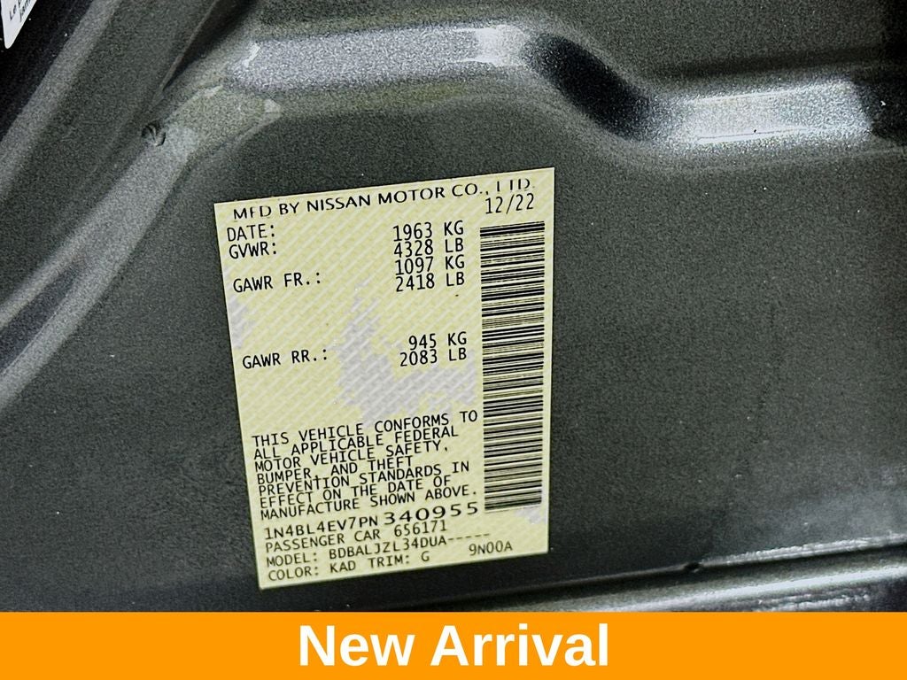 2023 Nissan Altima 2.5 SL