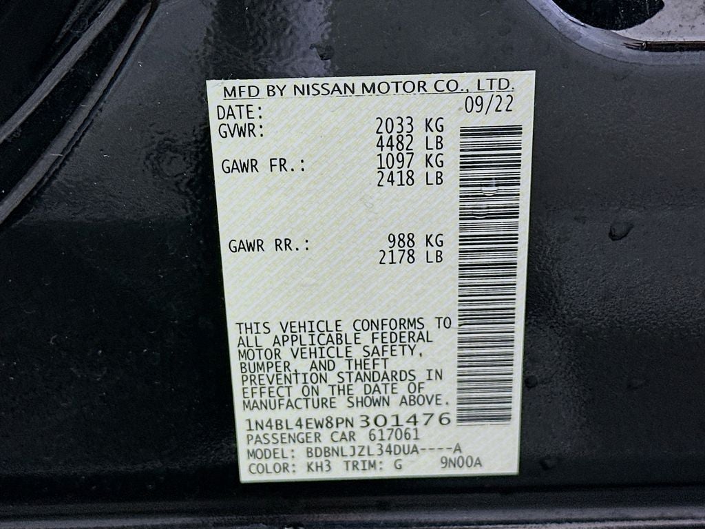 2023 Nissan Altima 2.5 SL