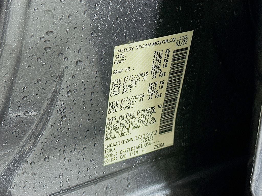 2022 Nissan Titan PRO-4X