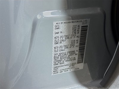 2026 Nissan Frontier PRO-4X