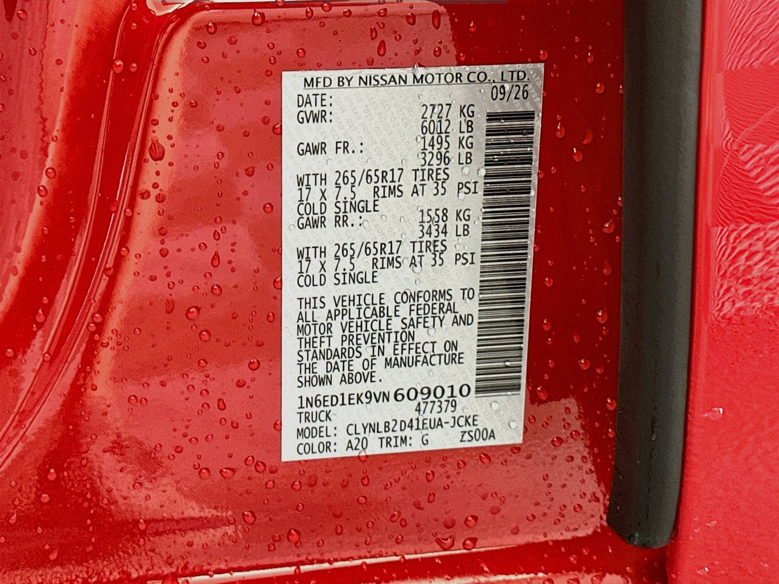 2027 Nissan Frontier SV