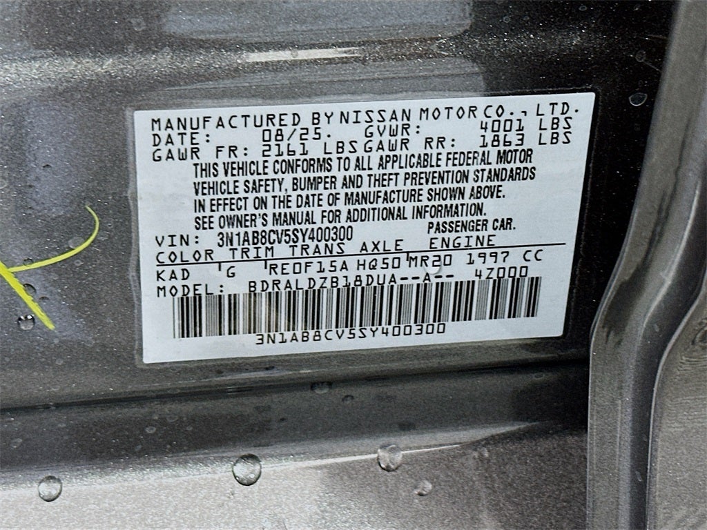 2025 Nissan Sentra SV