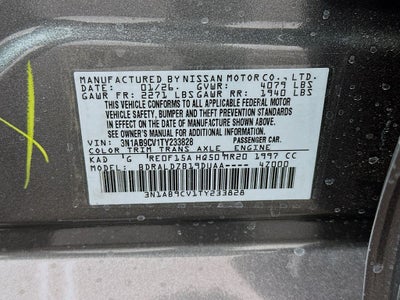 2026 Nissan Sentra SV