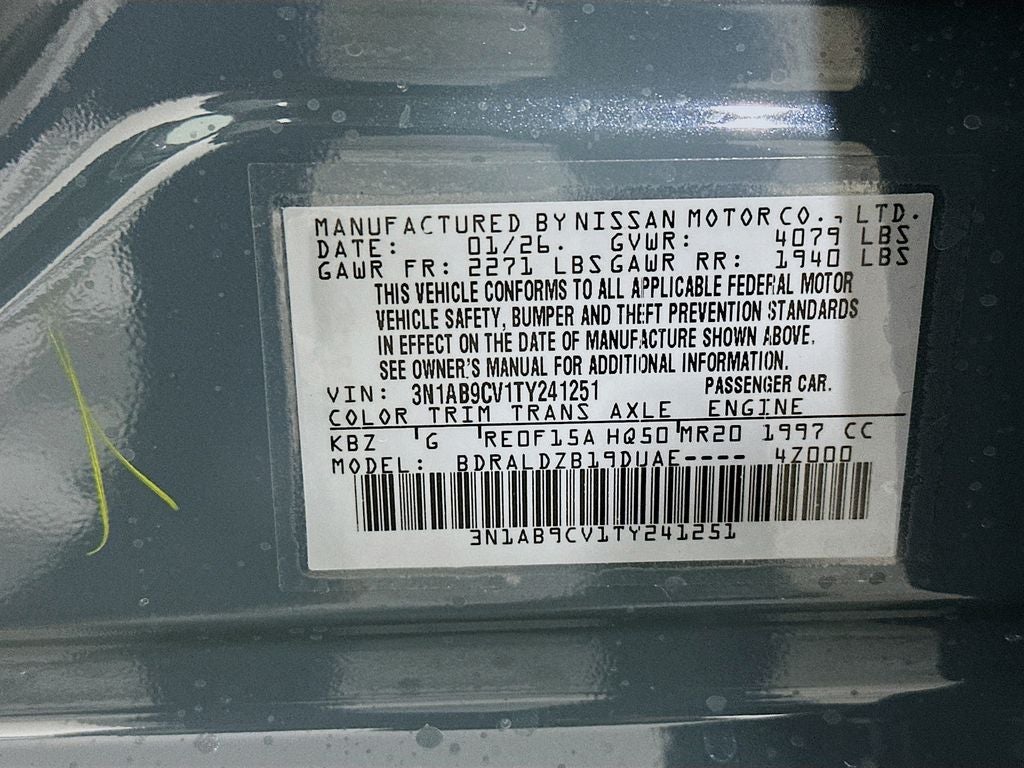 2026 Nissan Sentra SV