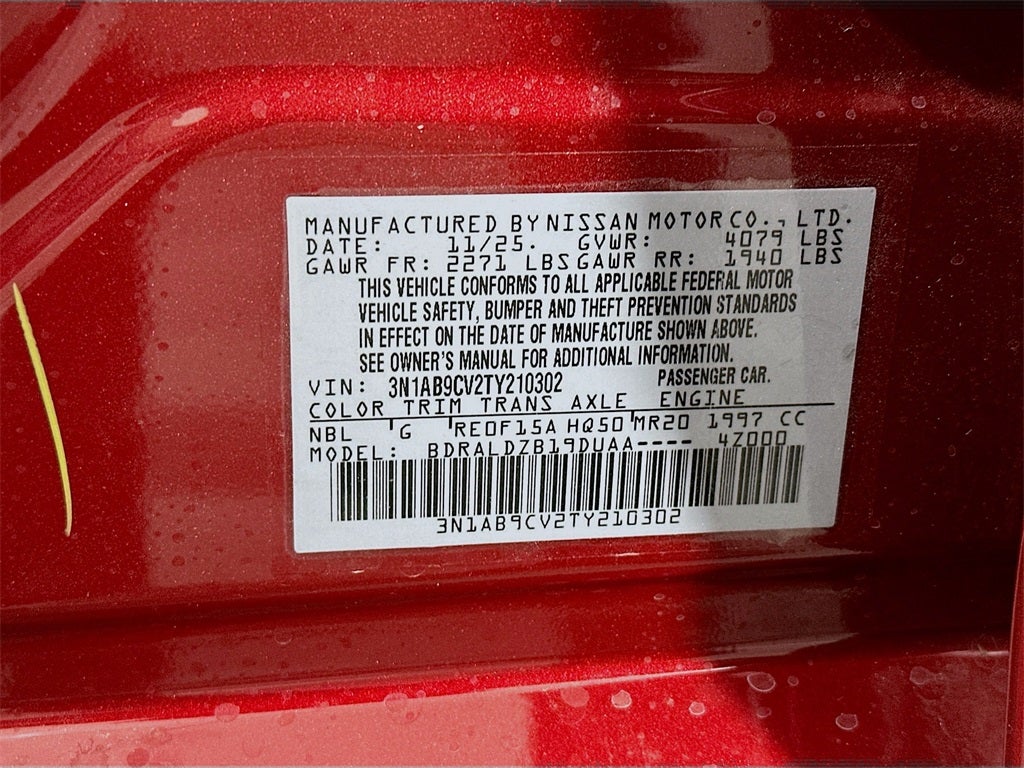 2026 Nissan Sentra SV