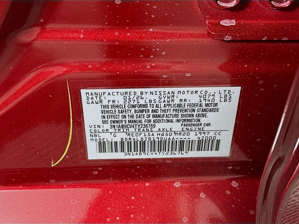 2026 Nissan Sentra SV