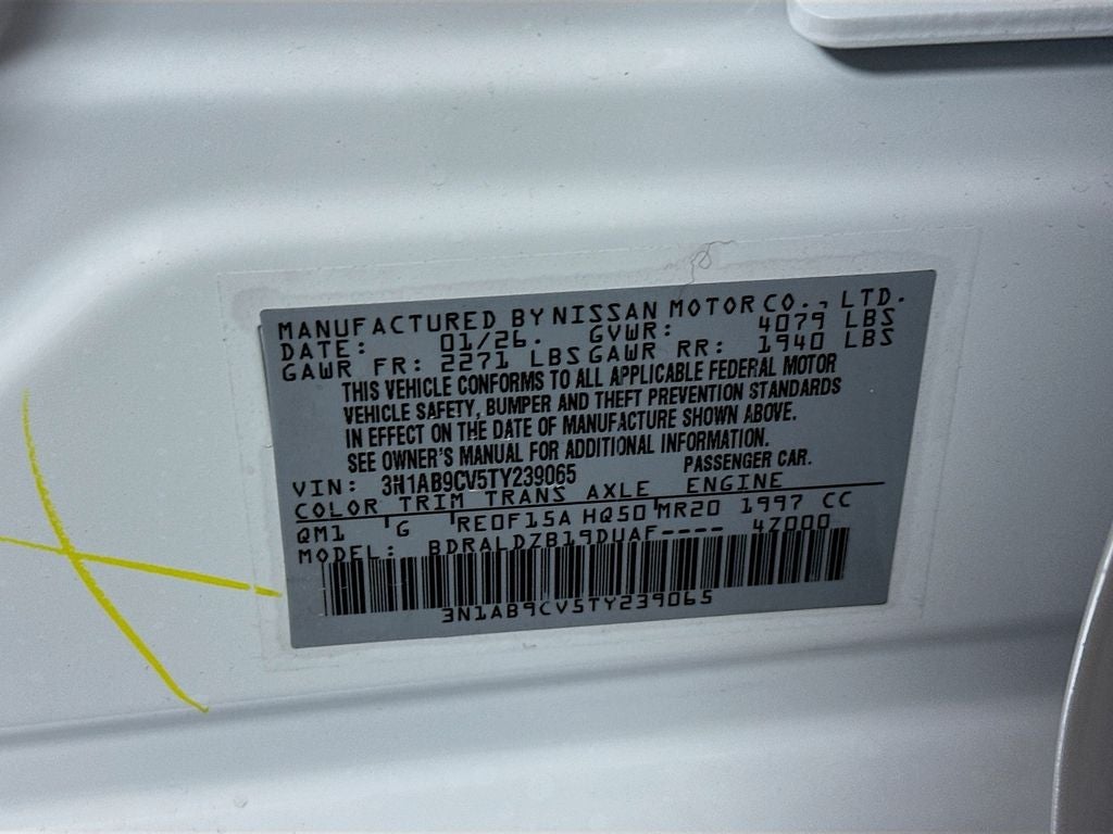 2026 Nissan Sentra SV